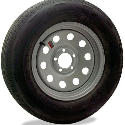 ST205/75R15 15" Radial Tire and 15x5 Rim, 5 Lug on 4.5"