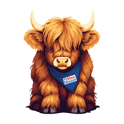 Baby Highland Cow Carhartt Hoodies