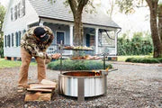 30" Breeo Smokeless Fire Pit - Stainless Steel w/ Searplate