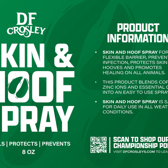 DF Crosley Skin & Hoof Spray - 8 oz.