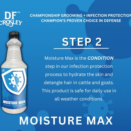 DF Crosley Moisture Max Sheep Conditioner - 32 oz.