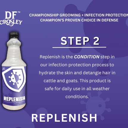 DF Crosley Replenish Cattle & Goat Conditioner - 32 oz.